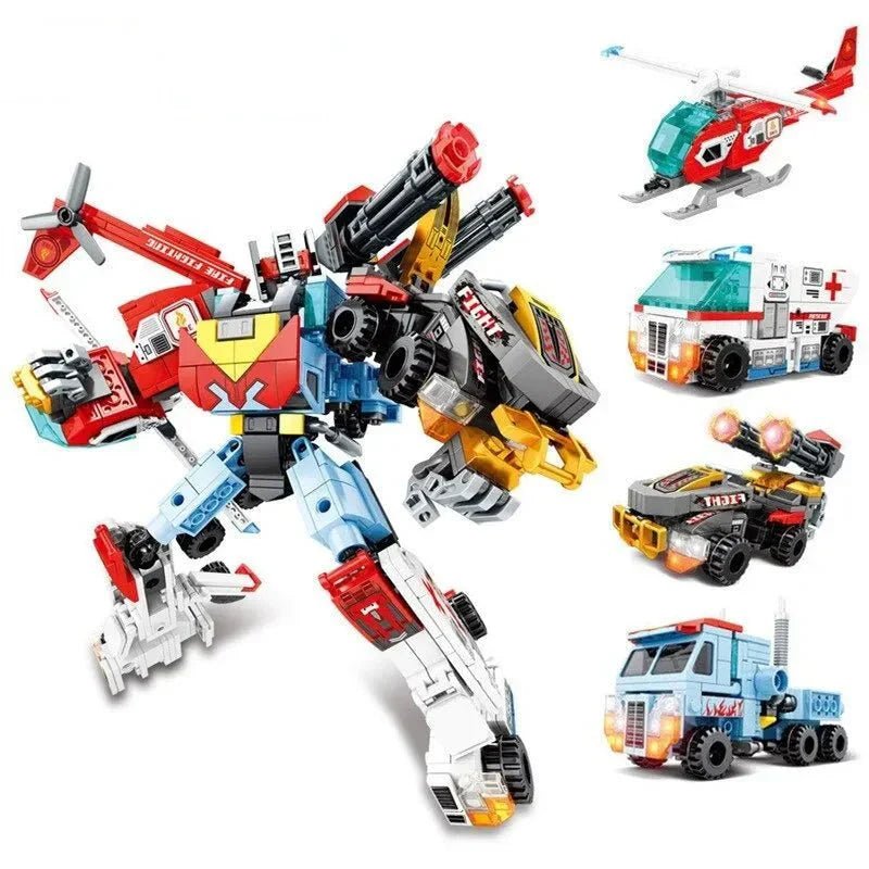 Mecha Transforming Steel Robot Warrior Bricks Toy | 725pcs - Mecha Transforming Steel Robot Warrior Bricks Toy | Power Blockz