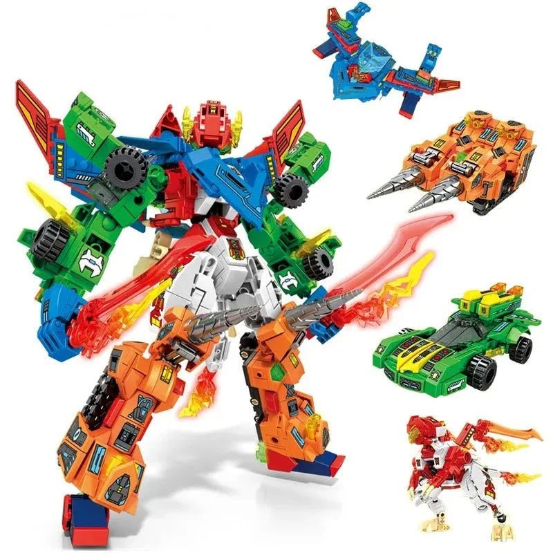 Transforming Flaming War Mecha Robot | 717pcs - Transforming Flaming War Mecha Robot | Power Blockz