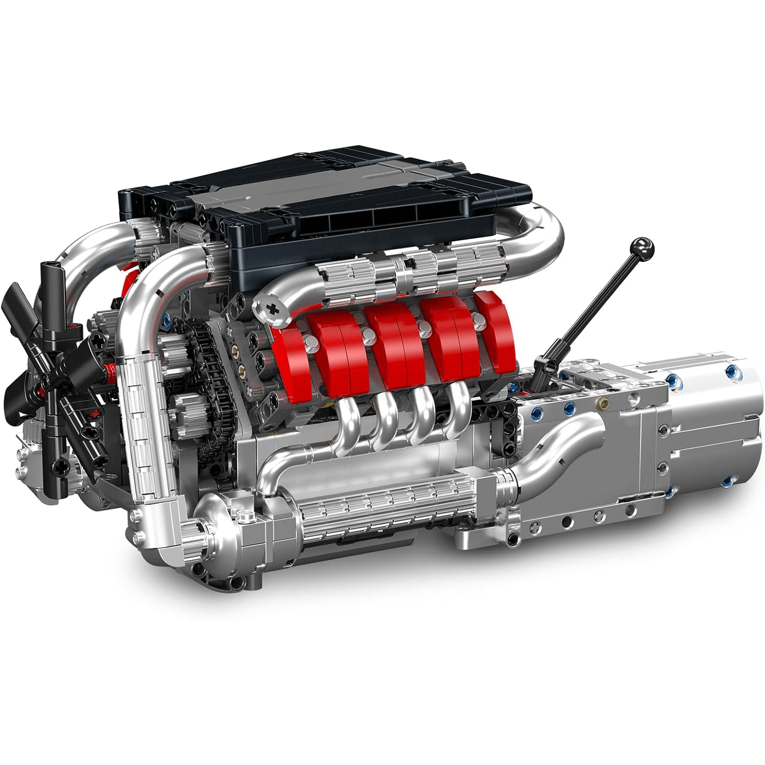 Mould King 10203 - M8 Twin-Turbocharged V8 | Power Blockz