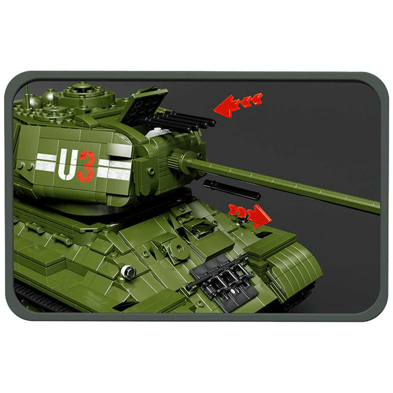 TGL T4014 - Remote Controlled T34 Tank - vue 12 | Power Blockz