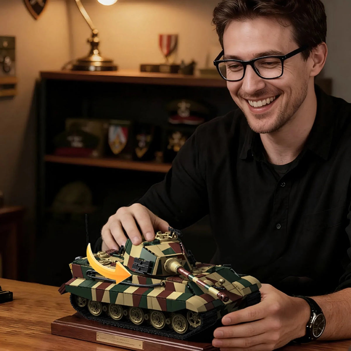 12GO 97027 - Tiger II Tank - vue 6 | Power Blockz