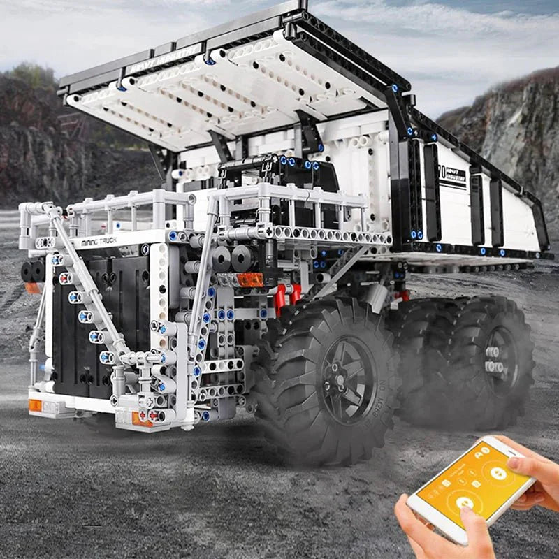 Mould King 13170 - RC Mining Dump Truck - vue 3 | Power Blockz