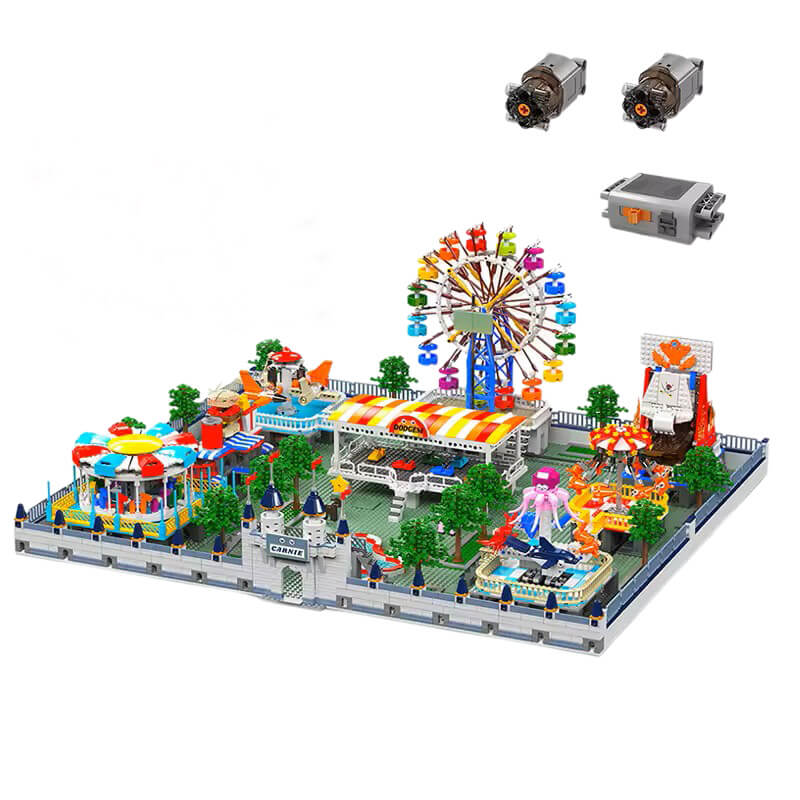 Mould King 11022 - Motorized Amusement Park - Ultimate Edition - vue 10 | Power Blockz