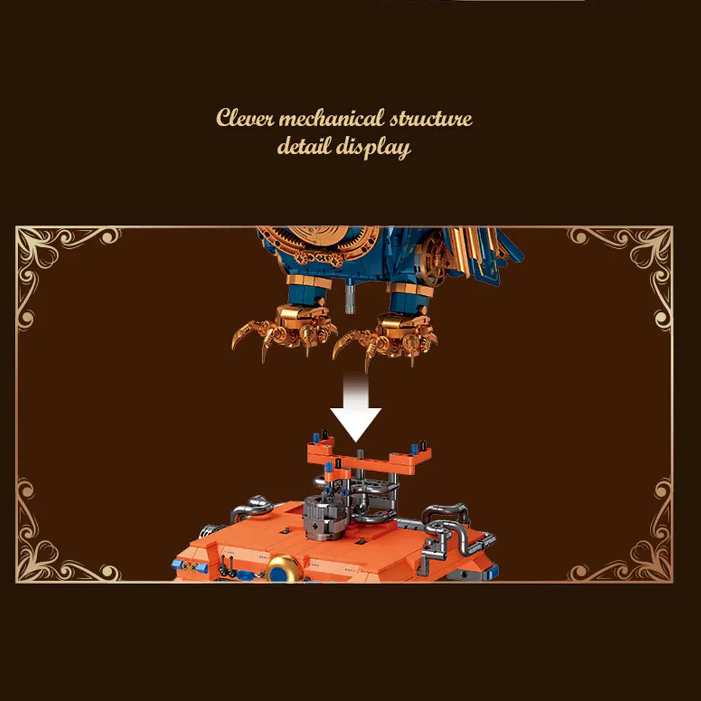 Jiestar J9171 - Steampunk Owl Creator - vue 4 | Power Blockz