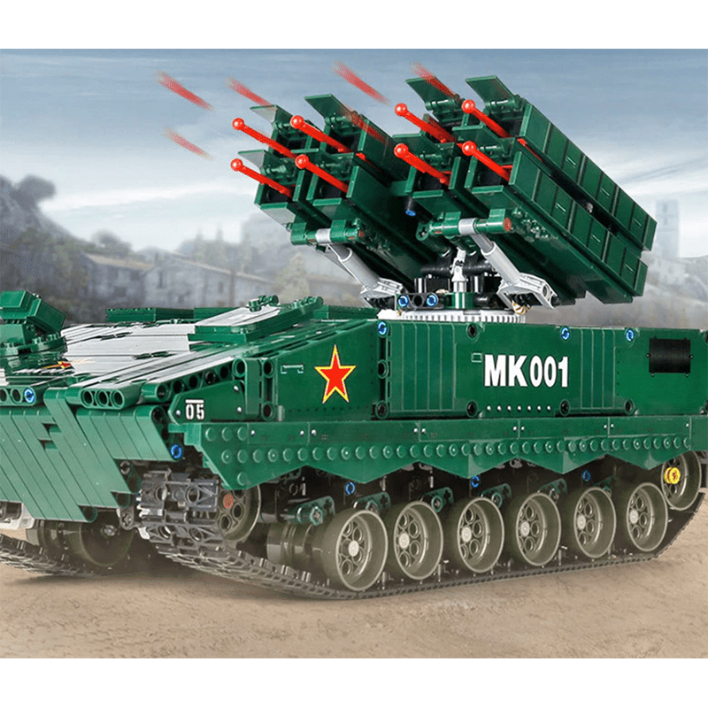 Mould King 20001 - Remote Controlled Missile Shooter - vue 3 | Power Blockz