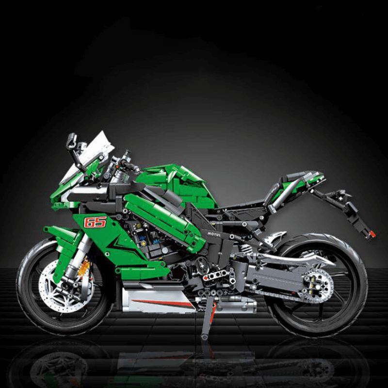 Jiestar58053 - Green Samurai Warrior - vue 2 | Power Blockz