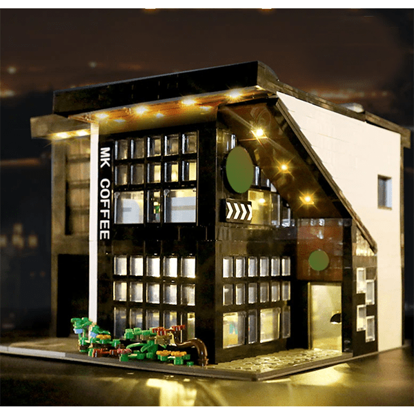 Mould King 16036 - European Modern Cafe - vue 8 | Power Blockz
