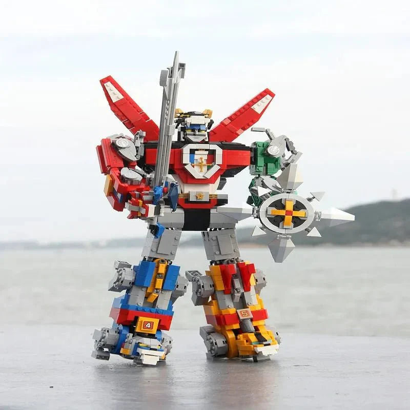 Power Brickz 21311 - Voltron Defender Transformed - vue 9 | Power Blockz