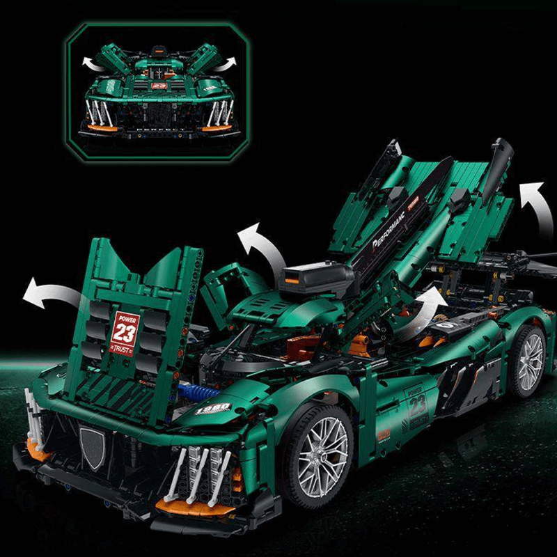 GULY 10616 - Remote Controlled - French Le Mans Hypercar 9x8 - vue 8 | Power Blockz