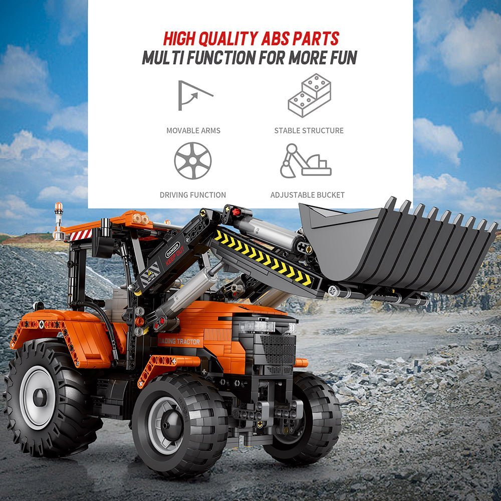 Reobrix 22024 - Remote Controlled Loading Tractor - vue 8 | Power Blockz