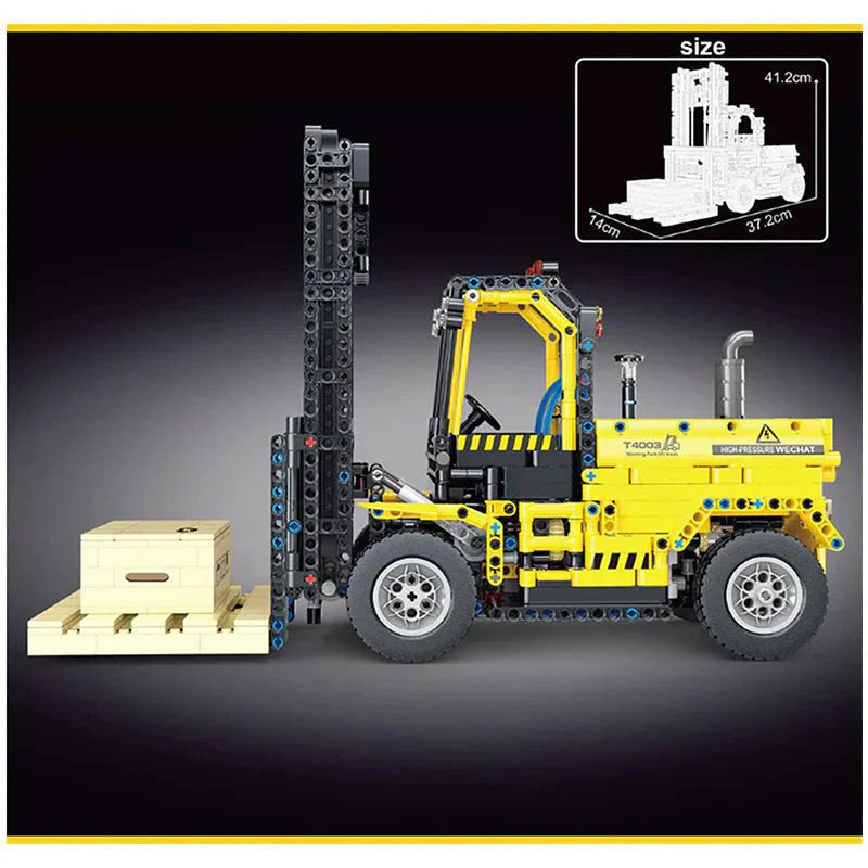 Mould King 13106 - RC Industrial Forklift - vue 5 | Power Blockz