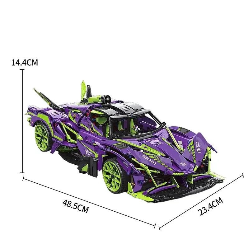 Moyu MY88007 - EVO Track Hypercar - vue 3 | Power Blockz