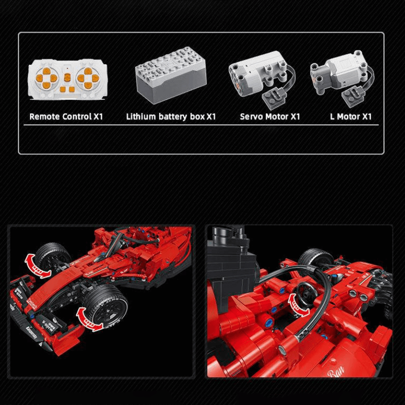 C025 - Single Seater Competition Race Car - vue 4 | Power Blockz
