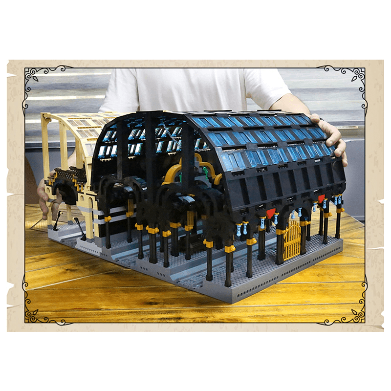 Mould King 12011 - Dual Train Station - vue 5 | Power Blockz