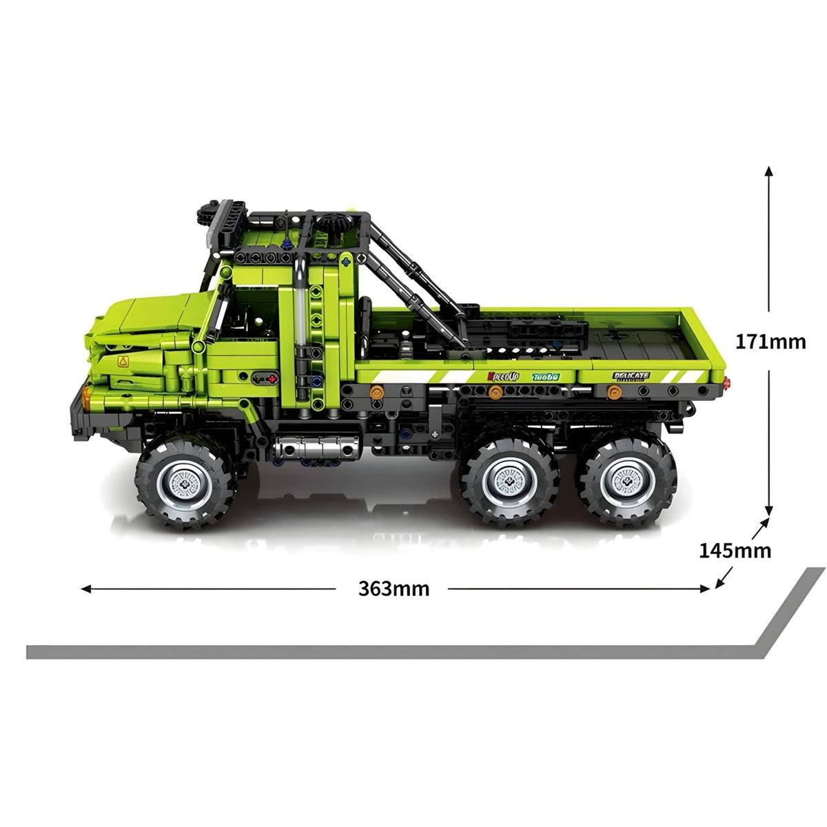Sembo 709950 - RC Transport Cargo Truck - vue 4 | Power Blockz