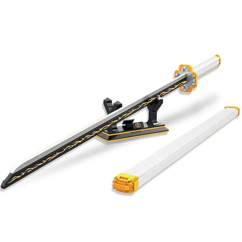 DK 1506 - Demon Slayer Zenitsu Katana Sword Bricks Toy | Power Blockz