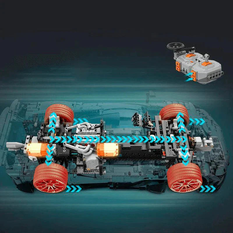 Mercedes AMG One - Building Blocks Set | Power Blockz - Mercedes AMG One - vue 18 | Power Blockz