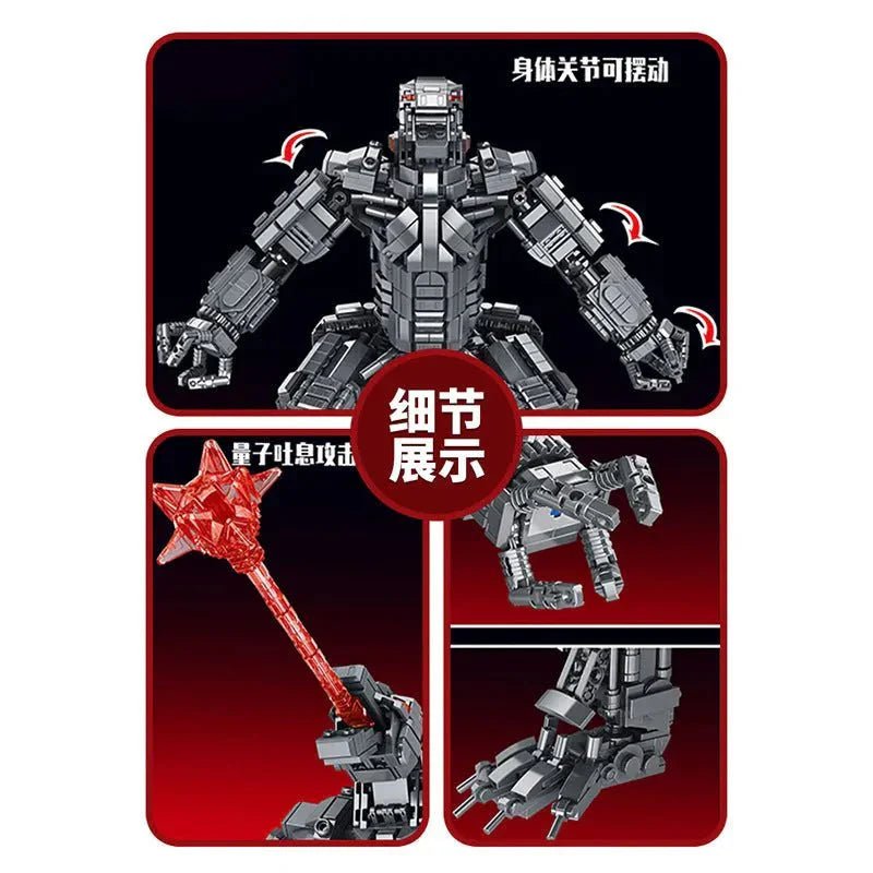 Movie Expert Mecha Godzilla Bricks Toy | 1903pcs - Movie Expert Mecha Godzilla Bricks Toy - vue 8 | Power Blockz