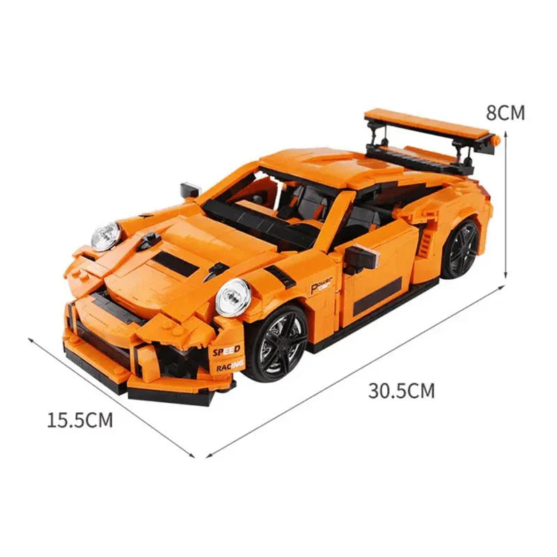 Mould King 13129 - 911 GT3RS Racer - vue 8 | Power Blockz