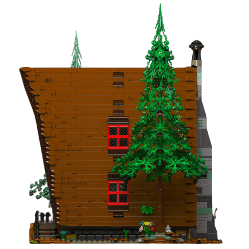 Mould King 16053 - Wooden Cabin In The Woods - vue 2 | Power Blockz