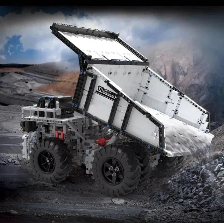 Mould King 13170 - RC Mining Dump Truck - vue 2 | Power Blockz
