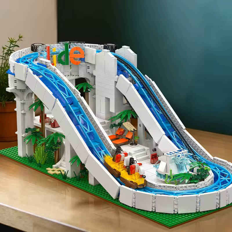 Mould King 11021 - Motorized Water Slide - vue 5 | Power Blockz