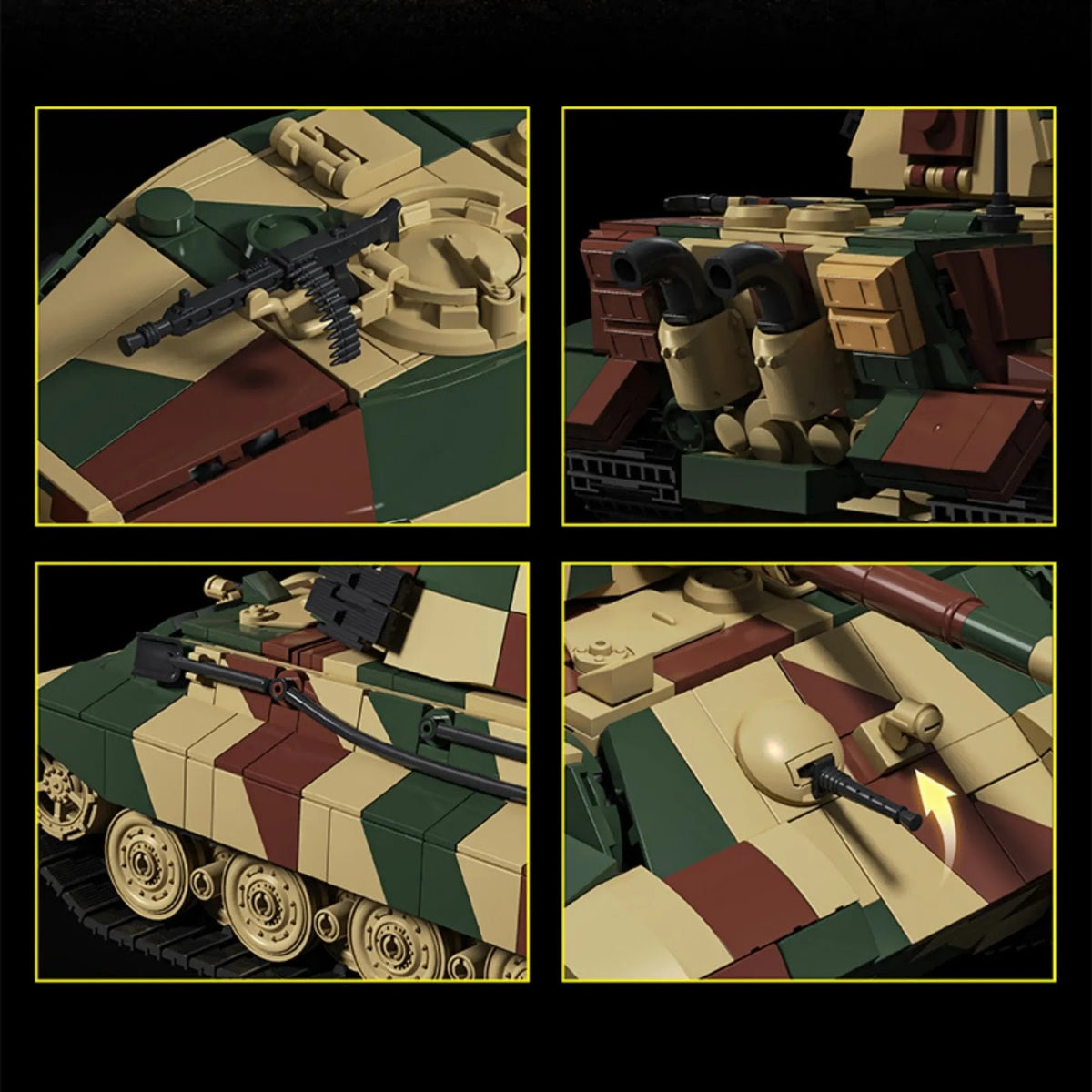 12GO 97027 - Tiger II Tank - vue 4 | Power Blockz