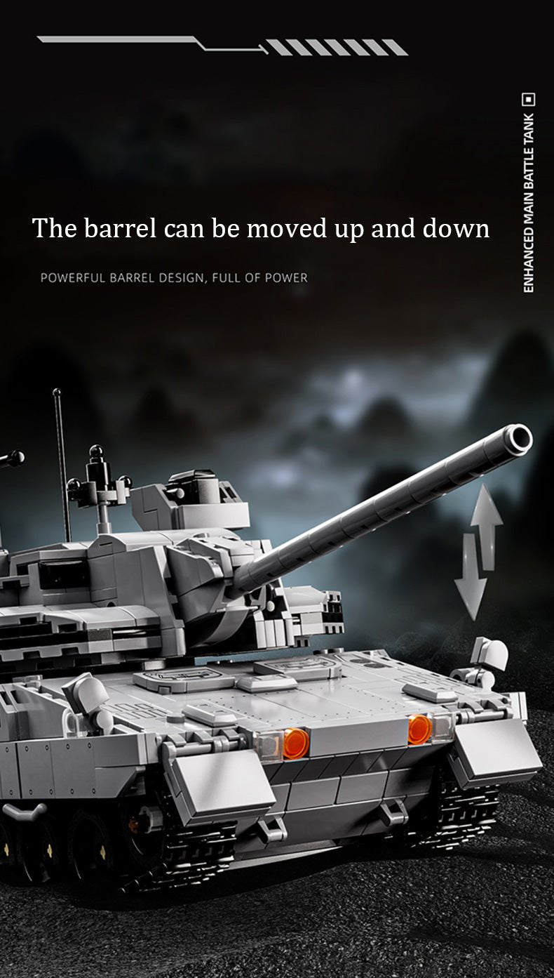 12GO 96002 - Enhanced Main Battle Tank - vue 11 | Power Blockz