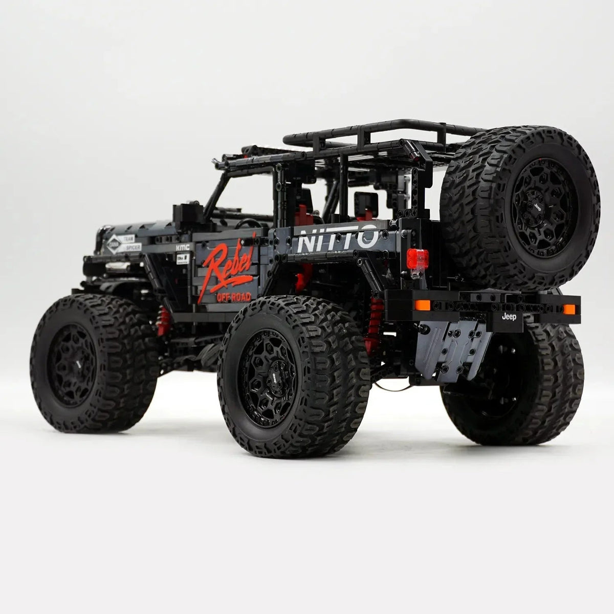 Hybrid Off-Road SUV – Trail Edition | 2545pcs - Black - Hybrid Off-Road SUV – Trail Edition - vue 2 | Power Blockz