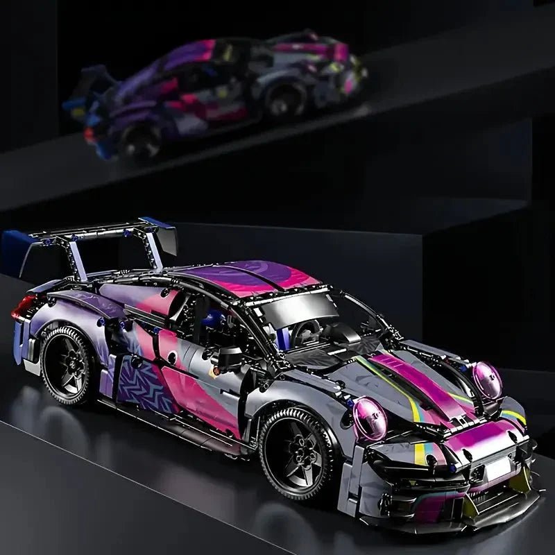 Xingya Youpin 66623 - Cyberpunk 911 GT Race Coupe - vue 7 | Power Blockz