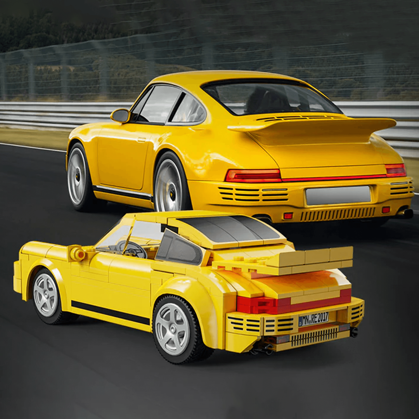 C51079W with our box - RUF CTR 2017 Yellowbird - vue 5 | Power Blockz