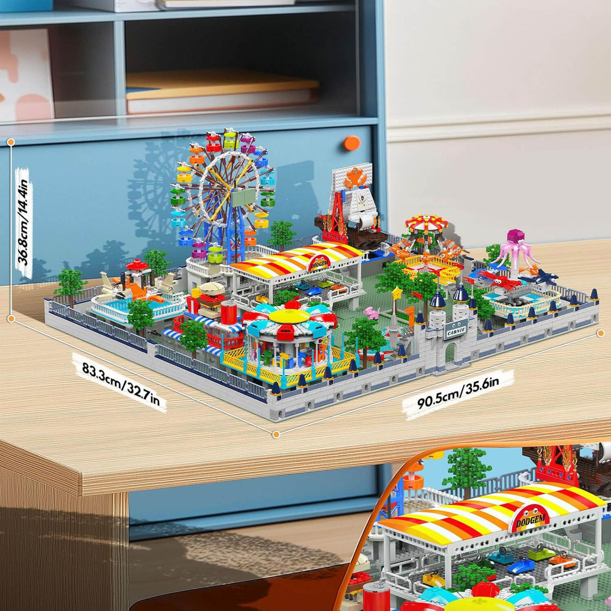 Mould King 11022 - Motorized Amusement Park - Ultimate Edition - vue 9 | Power Blockz