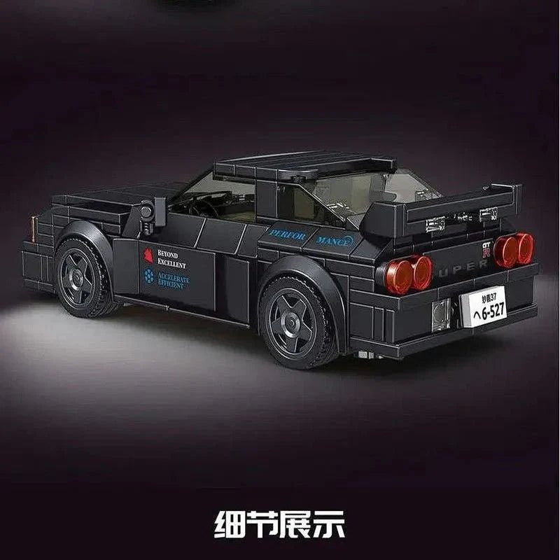 Mould King 27014 - Mini JDM R32 Street Racer - vue 4 | Power Blockz