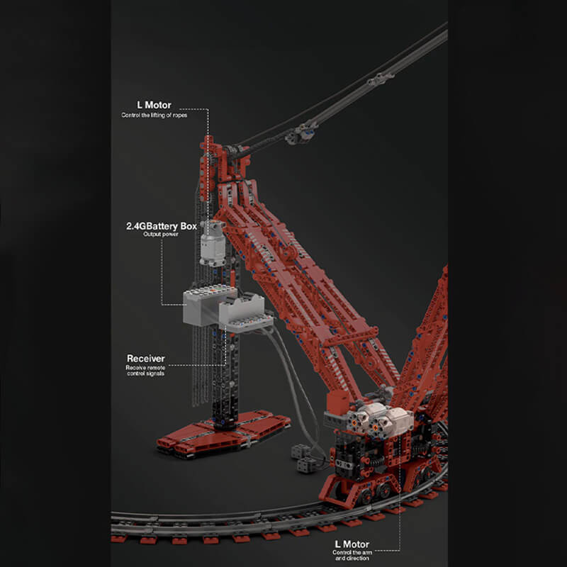 Reobrix22029 PF - World's Most Powerful Land Crane - vue 6 | Power Blockz