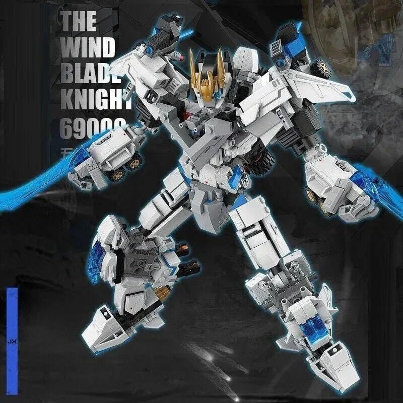 Deformation Wind Blade Mech Robot | 901pcs - Deformation Wind Blade Mech Robot - vue 7 | Power Blockz