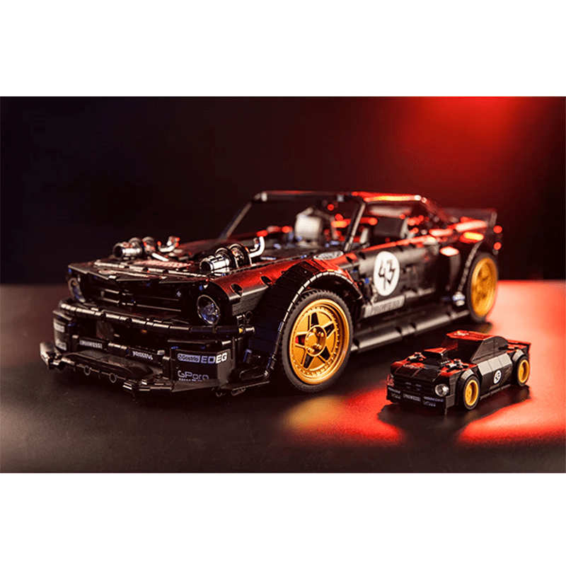 Mould King 13108 - Static Version - Drift V8 Fastback - vue 5 | Power Blockz