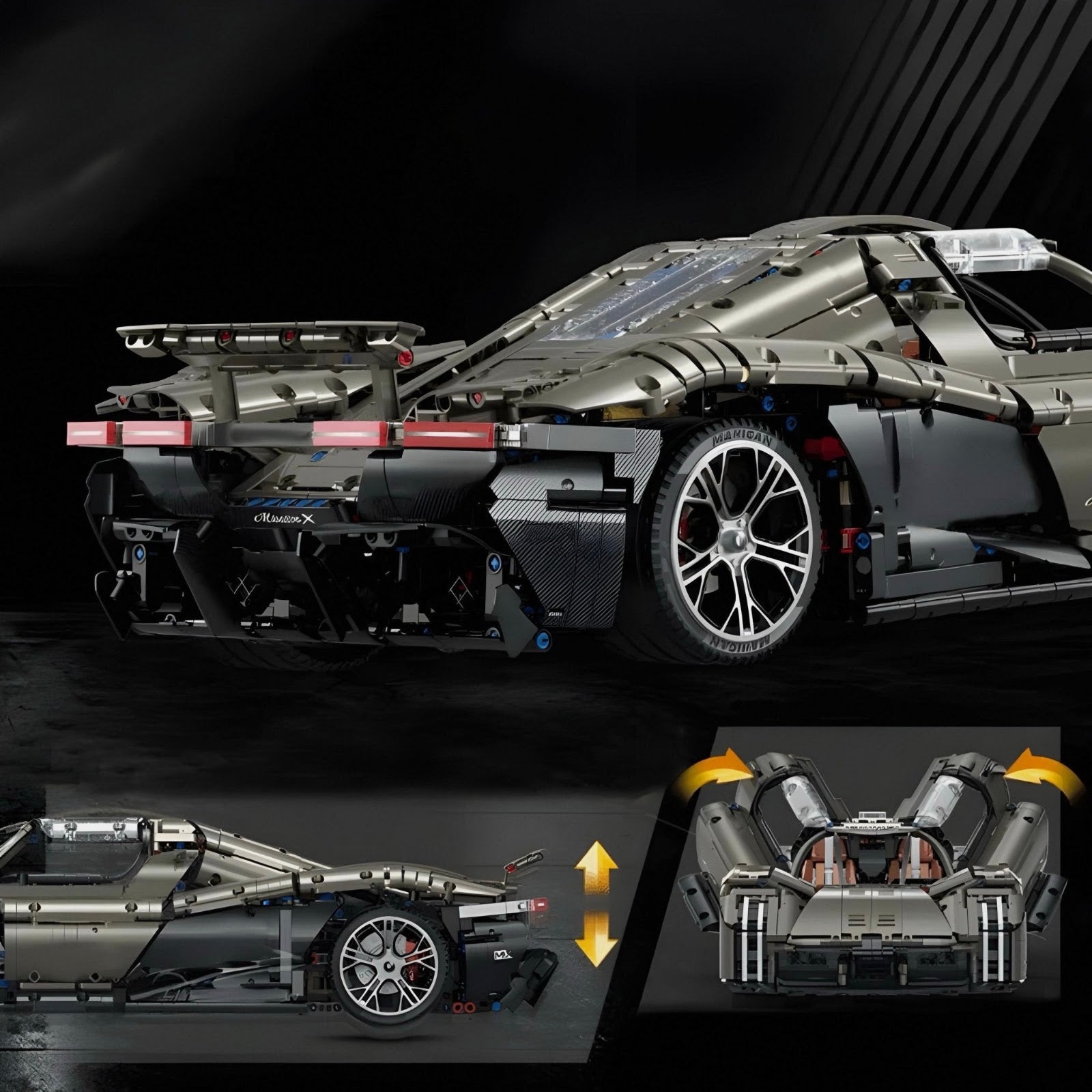 Guly 10626 - Static Version - Mission X Hypercar Concept - vue 10 | Power Blockz