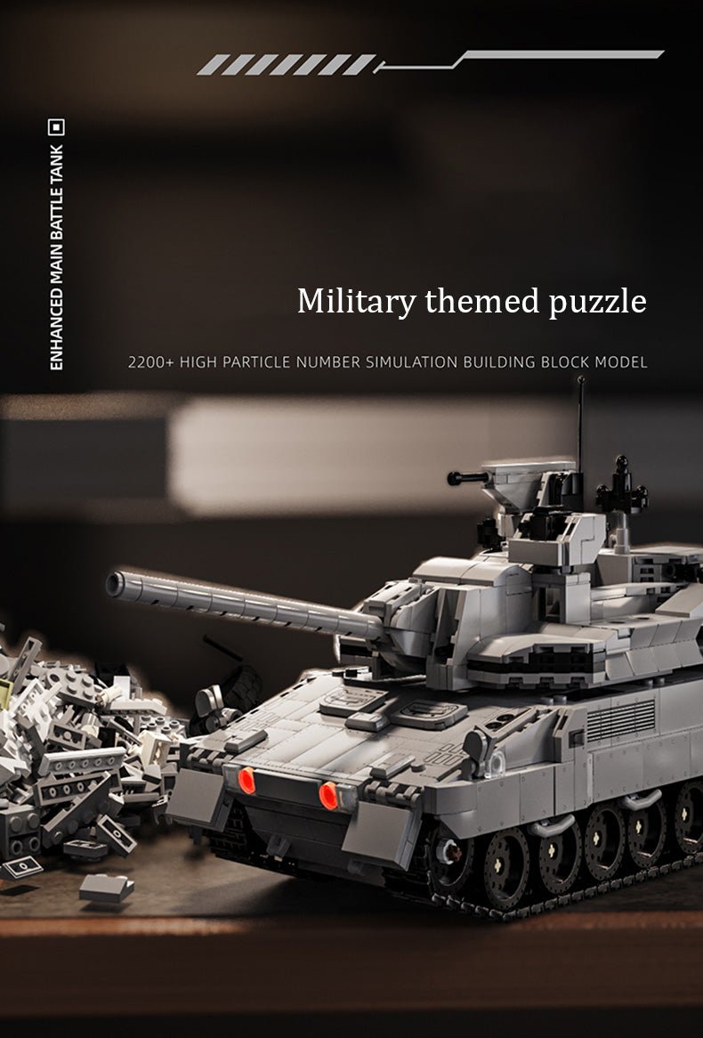 12GO 96002 - Enhanced Main Battle Tank - vue 8 | Power Blockz
