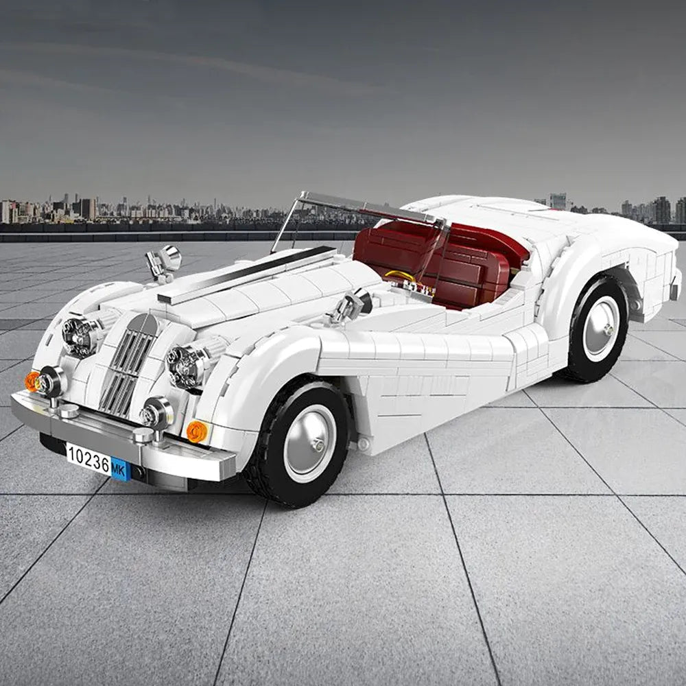 Mould King 10236 - 1960s 4/4 British Roadster - vue 4 | Power Blockz