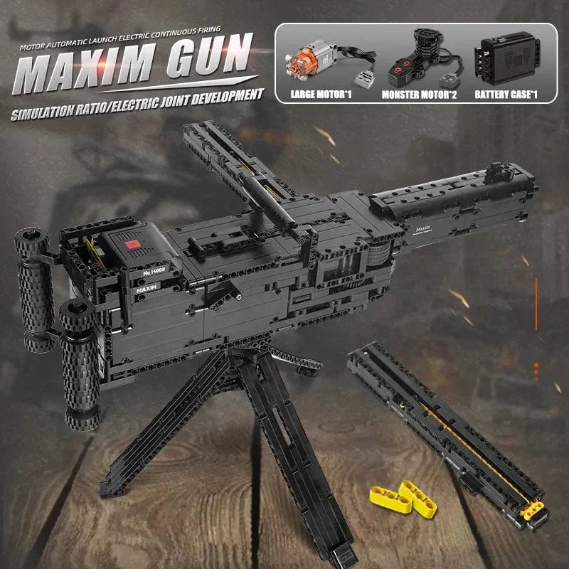 Mould King 14009 - Motorized Maxim Burst - vue 10 | Power Blockz