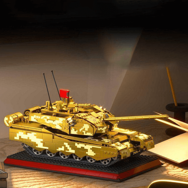 Zhegao GZ2008 - Chrome Gold Edition MA1 Tank - vue 7 | Power Blockz