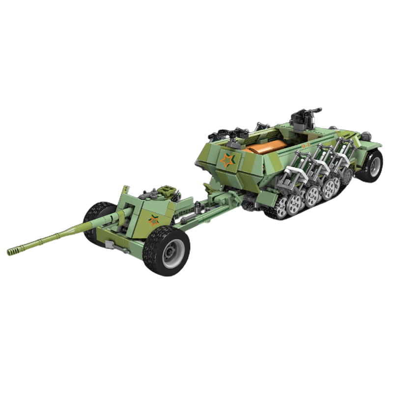 Mould King 20027 - KFZ 251 Half Track - vue 2 | Power Blockz