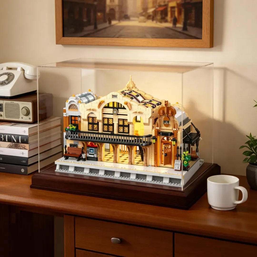JIESTAR 89140 - The Vintage Steam Train Station - vue 4 | Power Blockz