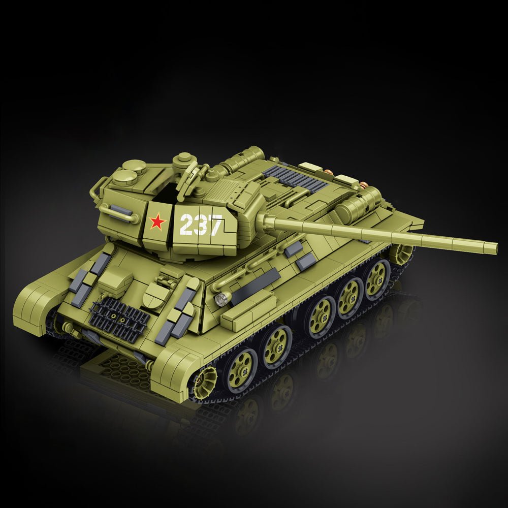Panlos 632014 - Static Version - T-34 tank - vue 7 | Power Blockz