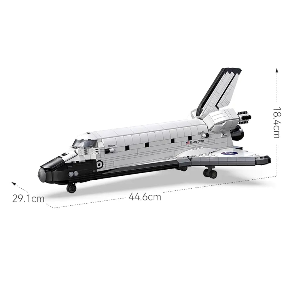 CaDa C56052W - Orbiter Space Shuttle - vue 4 | Power Blockz
