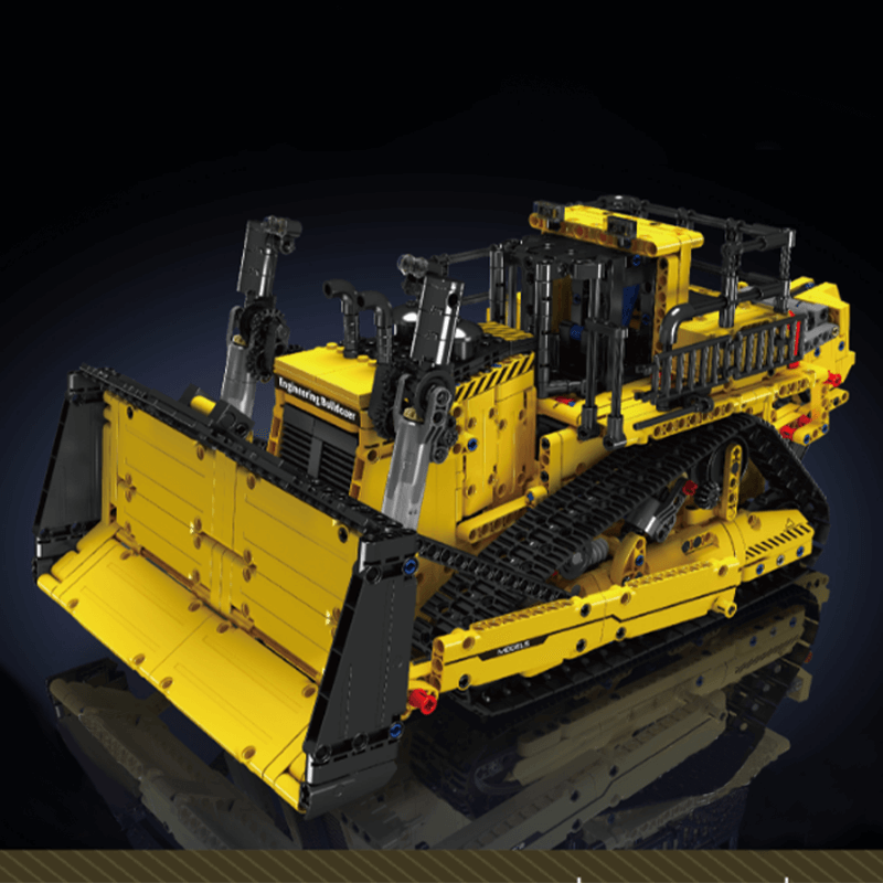 Mould King 15071 - Construction Bulldozer Remote Control - vue 2 | Power Blockz