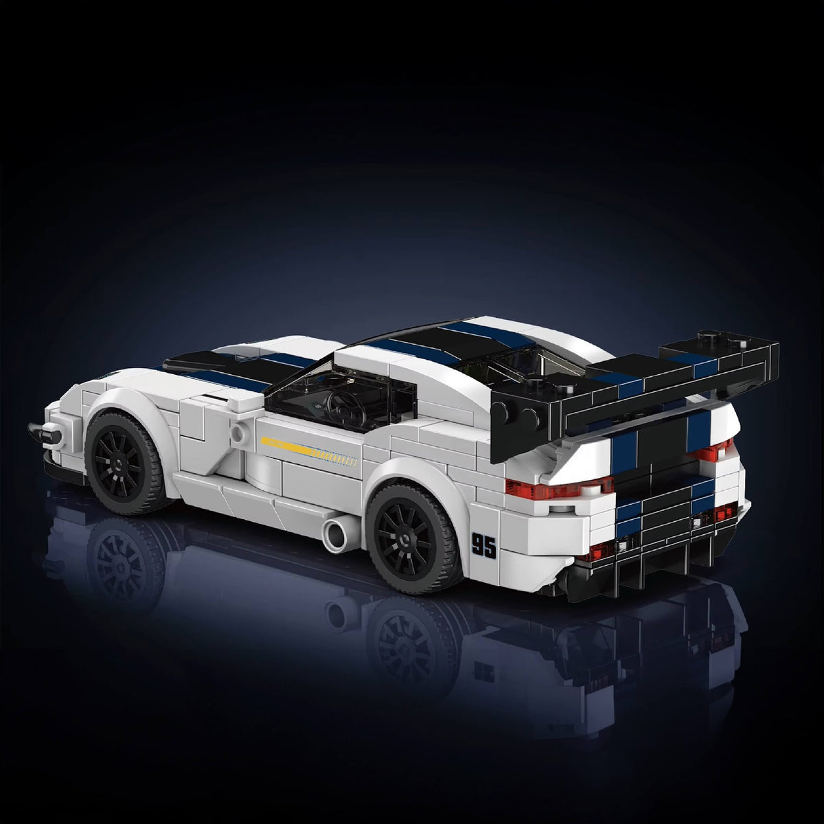 Mould King 27095 - Supercar GTR Safety car - vue 3 | Power Blockz