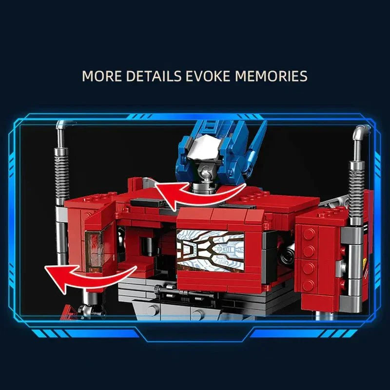 Movie Ideas Transform Optimus Prime Robot Bricks Toy | 928pcs - Movie Ideas Transform Optimus Prime Robot Bricks Toy - vue 7 | Power Blockz