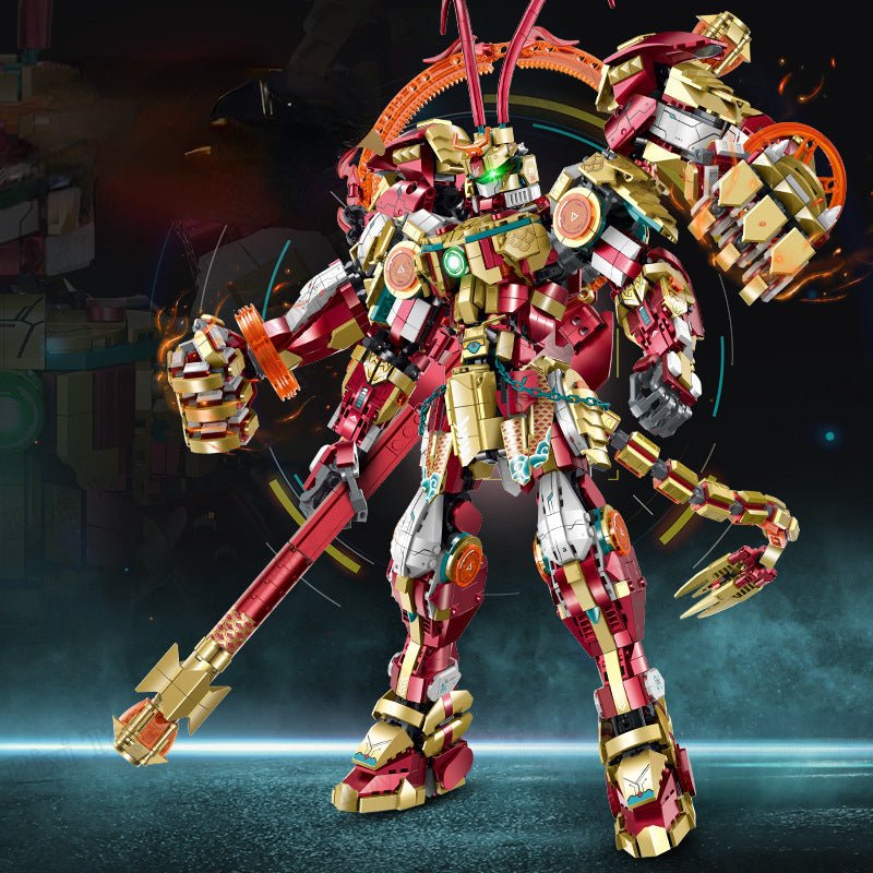 Guly 80502 - Monkey King Sun Wukong Limited Edition Mecha - vue 2 | Power Blockz
