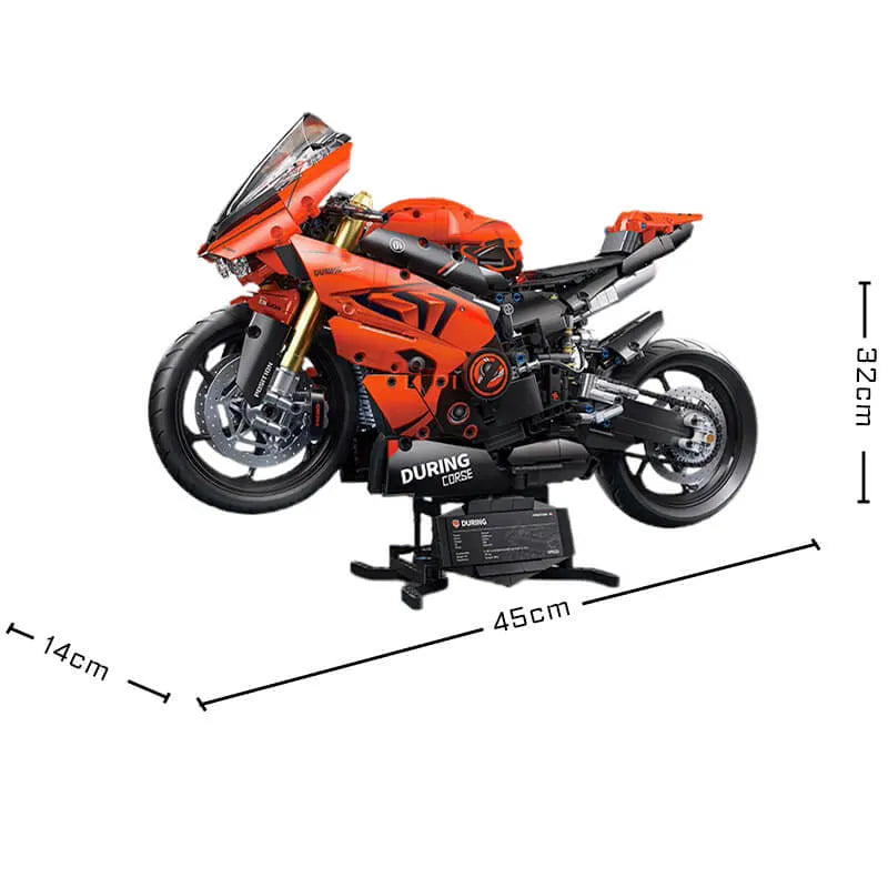 Toylinx 88816 - Italian V4 Racing Bike - vue 7 | Power Blockz